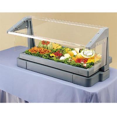 Cambro Tabletop Salad Bar with Sneeze Guard Hot Red, 4