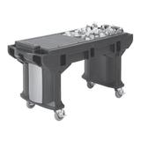 Cambro VBRTHD6110 Black 6' Versa Work Table with Heavy Duty Casters screenshot. Refrigerators directory of Appliances.