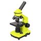 Levenhuk Rainbow 2L PLUS Lime Metal Student Microscope (64-640x) with Experiment Kit for Indoor and Outdoor Use