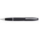 Cross Calais Refillable Click-Off Cap Metal Rollerball Pen with Chrome Appointments, Bold Ballpoint, Includes Premium Gift Box and Black Gel Ink Cartridge, 1 Pack, Matte Black