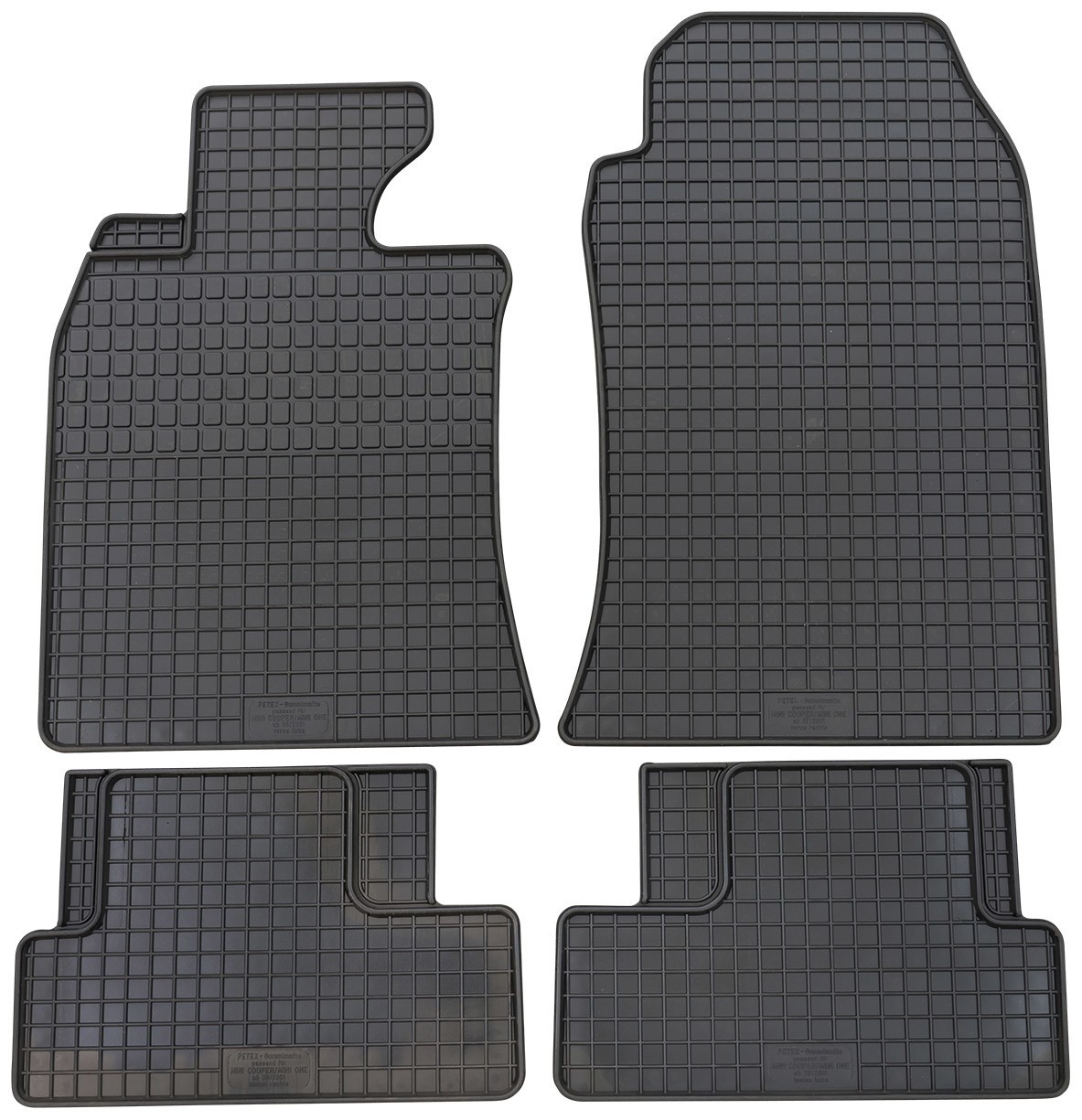 PETEX Fußmattensatz schwarz für MINI 16410 Image