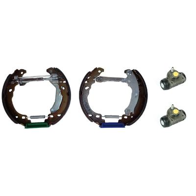 BREMBO Bremsbackensatz KIT & FIT hinten rechts links vormontiert für FIAT 77362615 77365085 K 23 065