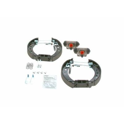 BOSCH Bremsbackensatz KIT SUPERPRO hinten rechts links vormontiert 17,8mm für NISSAN 0 204 114 640