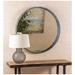 Parson Gray 34" Contemporary Round Mirror