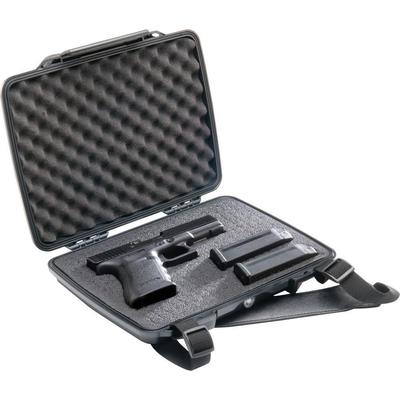 Pelican ProGearb" P1075 Pistol and Accessory HardBack Case Black