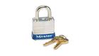 Master Lock Four-Pin Tumbler Lock 1-1/8" Wide Two Keys