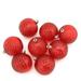 Northlight Seasonal Transparent Shatterproof Diamond Cut Christmas Ball Ornament Plastic in Red | Wayfair 31756921