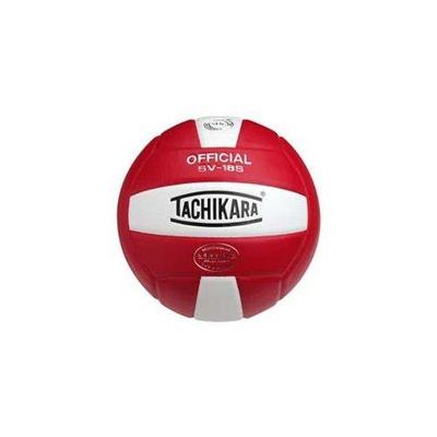 Tachikara USA SV18S.SCW Tachikara SV18S Composite Leather Volleyball - Red and White