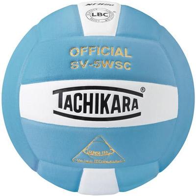Tachikara USA Sensi-Tec Composite Volleyball in Powder Blue and White