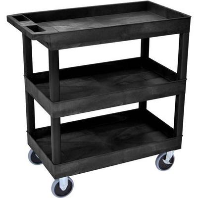 Luxor Luxor Heavy-Duty 3-Shelf Tub Cart