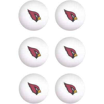 WinCraft Arizona Cardinals 6-Pack Table Tennis Balls