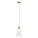 Livex Lighting - Art Glass - 1 Light Mini Pendant in Coastal Style - 5.5 Inches