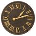 Whitehall Products Geneva 16" Wall Clock Metal in Brown | 16 H x 16 W x 1.25 D in | Wayfair 00455