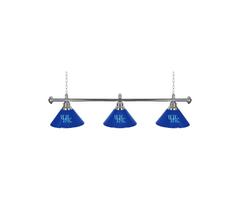 TRADEMARK University of Kentucky 3 Shade Chrome Billiard Lamp - UK