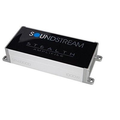 Soundstream ST4.1000DB Stealth Series 1000W Class D 4-Channel Amplifier