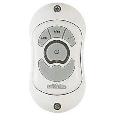 Fanimation TR33WH White Controls 3 Speed Fan and Light Remote Control for the Marea Fan
