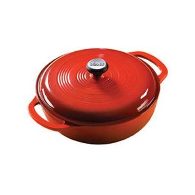 Lodge EC3D43 3-Quart Enamel Cast Iron Dutch Oven