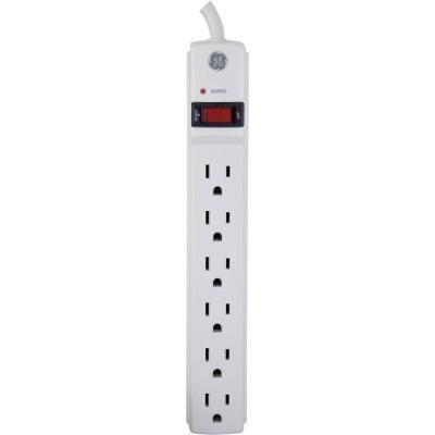 GE 14709 6-Outlets Power Strip (6 - 4 ft Cord)
