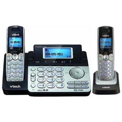 Vtech Vtech DS6151 + (1) DS6101 2 Handset Cordless Phone System W/ DECT 6.0 Technology & Expandable