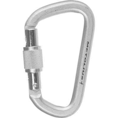 Metolius Screw Lock & Auto Lock Steel Carabiners Silver, Auto Lock
