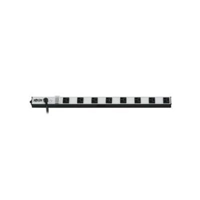 Tripp Lite 8 Outlet Bench & Cabinet Power Strip, 24 in. Length, 10ft Cord with 5-15P Plug (PS240810)