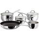 Judge Saucepan Set, Stainless Steel Silver, 5 Pieces
