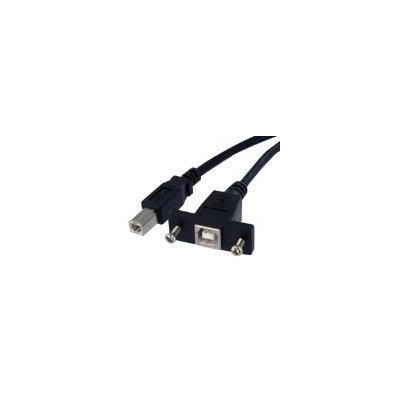 StarTech .com 1 ft Panel Mount USB Cable B to B - F/M