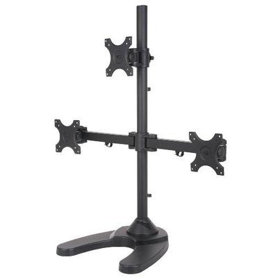 Generic Triple LCD Monitor Stand, Desk Mount, Free Standing, Heavy Duty &