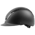 uvex Suxxeed Active - Sturdy Riding Helmet for Men and Women - Individual Fit - Optimized Ventilation - Black Matt - 55-56 cm