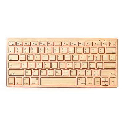 Impecca USA Bamboo Bluetooth Keyboard
