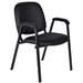 ACE Regency Seating Ace 33H Metal Frame Stackable Chair - Set of 4 - Black Vinyl, 2125lbk4pk-reg, 21