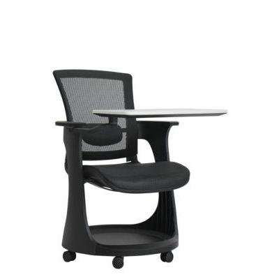 EuroTech Eduskate 25 W x 25.4 D x 36.8 H School Chair on Casters - Black Mesh with Black Frame, SKTR