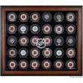 NHL Shield 30-Puck Brown Display Case