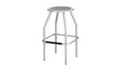 Safco Diesel Series Industrial Stool, Stationary Padded Seat, Steel Frame, Silver (SAF6666SL)