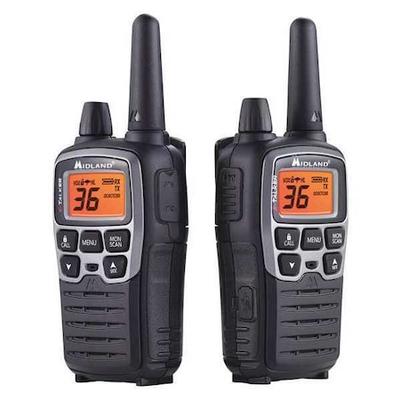 MIDLAND RADIO T77VP5 Portable Two Way Radio,1.5W,38 mi.
