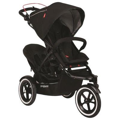 Phil & Teds Navigator Stroller with Auto Stop and Doubles Kit - Black NAVPR-V2-7