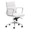 Zuo Modern 205896 Engineer Low Back Office Chair White