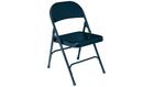 National Public Seating 50 Series Steel Folding Chair - Color: Gray (Set of 4)