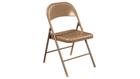 National Public Seating Commercialine Steel Folding Chair - Color: Beige (Set of 4)