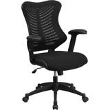 Flash Furniture Bl-zp-806-bk-gg High Back Black Mesh Chair With Nylon screenshot. Chairs directory of Office Furniture.