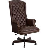Flash Furniture Ci-360-brn-gg High Back Traditional Tufted Brown Leath screenshot. Chairs directory of Office Furniture.