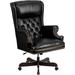 Flash Furniture Ci-j600-bk-gg High Back Traditional Tufted Black Leath