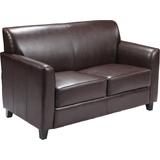 Flash Furniture HERCULES Diplomat Series Brown Leather Love Seat, BT-827-2-BN-GG, BT 827 2 BN GG, BT screenshot. Chairs directory of Office Furniture.