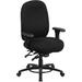 Flash Furniture Hercules 24/7 Intensive Use Multi-shift Big And Tall Black Fabric Multi-functional S