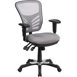 Flash Furniture Mid-Back Gray Mesh Swivel Task Chair with Triple Paddle Control, HL-0001-GY-GG, HL 0 screenshot. Chairs directory of Office Furniture.