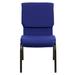 Flash Furniture Wide Navy Blue Stacking Church Chair