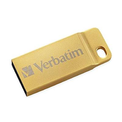Verbatim 16 GB Metal Executive USB 3.0 Flash Drive, Gold 99104