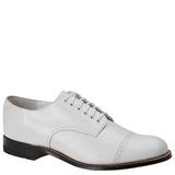 Stacy Adams Madison Cap Toe - Mens 14 White Oxford D