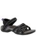 Teva Tirra - Womens 7 Black Sandal Medium