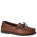 Life Outdoors Men's One-Eyelet Boat Shoe - 9.5 Brown Slip On E5